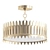 Suzanne Kasler Leslie 16" Semi-Flush: Elegant Lighting Solution 3D model small image 1