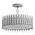 Suzanne Kasler Leslie 16" Semi-Flush: Elegant Lighting Solution 3D model small image 2