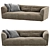 Luxury Frag GAST Sofa 3D model small image 4