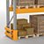 Heavy-Duty Pallet Storage Rack 3D model small image 9