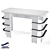 "Rhodes" Manicure Table by Imidzh Inventor 3D model small image 1