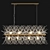 Elegant Rosalia Long Lamp 3D model small image 1