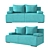 Chester Veneto: Sleek and Functional Sofa 3D model small image 2