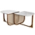 Elegant Vienna Outdoor Coffee Table 3D model small image 2