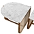 Elegant Vienna Outdoor Coffee Table 3D model small image 3