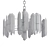 Elegant Naos Chandelier 3D model small image 2