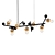 Modern Black Pendant - Galaxy Collection 3D model small image 1