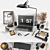 Title: Chic Office Décor Set 3D model small image 1