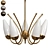 Stylish 5-Light Chandelier 3D model small image 1