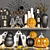 Title: Spooky Halloween Decor Set 3D model small image 3