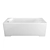 Elegant Betty 180x80 Acrylic Bath 3D model small image 3