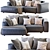 Hills_Sofa 2013: Stylish and Spacious Modern Couch 3D model small image 1