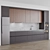 Modern Kitchen with Miele, Gaggenau Appliances 3D model small image 1