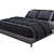 Elegant Tatlin-Soft Bed Minotti 3D model small image 2