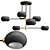Rivoli Ceiling Chandelier 3D model small image 1