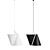 LYFA Mosaik Pendant Light: Stylish Up/Down Lighting 3D model small image 1