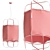 Minimalist Bamboo Pendant Light 3D model small image 3