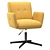 Denham Orleans Yellow Armchair 3D model small image 1