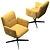 Denham Orleans Yellow Armchair 3D model small image 4