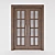 Title: Custom Classic Swing Doors 3D model small image 1