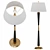 Elegant Dempsey Floor Lamp 3D model small image 1