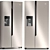 Indurama RI-785: Ultimate Side-by-Side Refrigerator 3D model small image 1