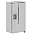 Indurama RI-785: Ultimate Side-by-Side Refrigerator 3D model small image 5