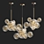 Whimsical Gypsophila Bubble Chandelier 3D model small image 1