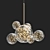 Whimsical Gypsophila Bubble Chandelier 3D model small image 2