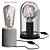 Modern Concrete Table Lamp 3D model small image 1