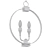 Vintage Old Bronze Mini Pendant 3D model small image 2