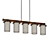 Rustic Anvil Iron Chandelier 3D model small image 1