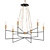 Havana Gold and Carbon Chandelier 3D model small image 1