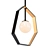 Sleek Bronze LED Pendant 3D model small image 1