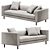 Modern Mono Sofa 83: Sleek Design 3D model small image 2