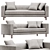 Modern Mono Sofa 83: Sleek Design 3D model small image 3