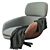 2017 Russel Monotti Armchair: Stylish and Contemporary 3D model small image 2