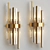 Elegant Crystal Wall Light 3D model small image 1