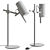 Sleek Black Table Lamp 3D model small image 2