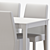Scandinavian Elegance: IKEA EKEDALEN Table and BERGMUND Chairs 3D model small image 6