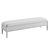 Timeless Elegance: Theodore Alexander Nova Bench 3D model small image 4