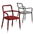 Elegant Chair and Table Set 3D model small image 7