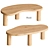 Rustic Oak Coffee Table: Rodi La Redoute 3D model small image 4