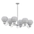 Elegant Rosemont Island Chandelier 3D model small image 2