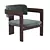 Gallotti&Radice Small Armchair: Modern Elegance for Any Space 3D model small image 6