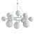 Elegant Troon Round Chandelier 3D model small image 2