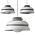 Melodic Harmony Pendant Lamp 3D model small image 2