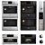 Versatile Bosch 500 Collection: Ovens & Microwave 3D model small image 4