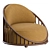 NORM Architects Cask Armchair: Stylish and Comfortable 3D model small image 2