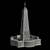 Campania Obelisk Fountain: Majestic Alpine Stone 3D model small image 7